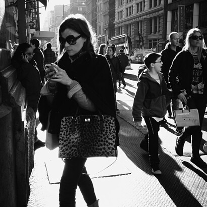 Greg Schmigel, Late Day On Broadway, 2012, digital photographic print, 8x8 inches. Courtesy of the artist © Greg Schmigel