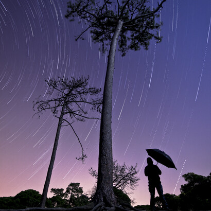 Fonte da Telha, Portugal, chuva de estrelas. Fotografia Miguel Claro, 2011   