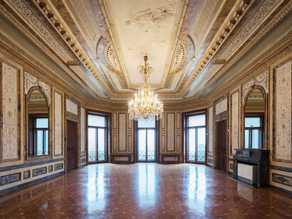 Hermesvilla, Ausstellungansicht. Mit freundlicher Genehmigung des Musa Museums