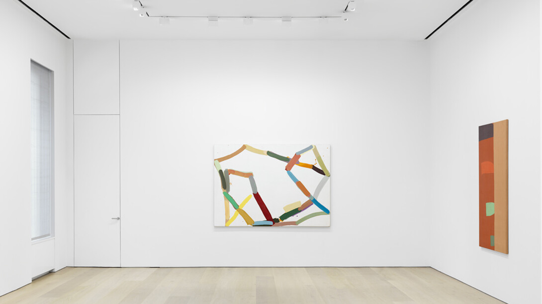 Al Taylor. Early Paintings, Exhibition view. Courtesy of David Zwirner