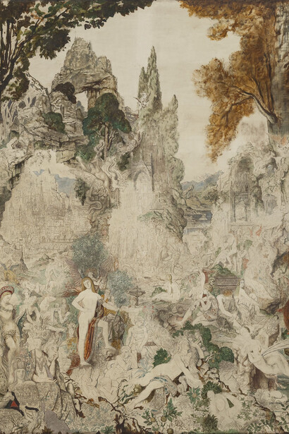 Margaux Laurens-Neel, Les chimères, 1884. Avec l'aimable autorisation du musée Gustave Moreau