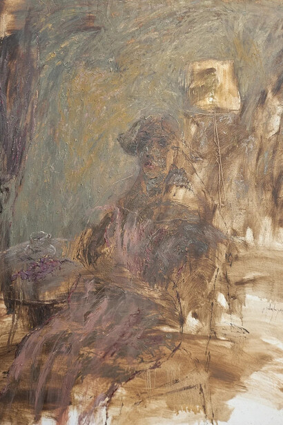 Midegbeyan Ojisua, In the night (detail), 2026. Courtesy of By Lara Sedbon Gallery