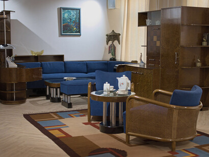Art of the interwar period, art déco, exhibition view. Courtesy of The Mazovian Museum in Płock