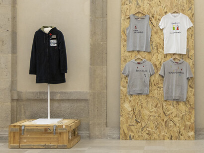 David Delfín, en tránsito, vista de exhibición. Cortesía del Museo Patio Herreriano