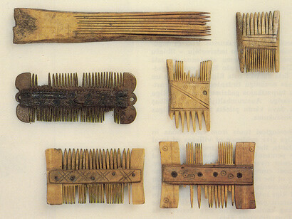 Bone combs, 13th–14th cent. Courtesy of Museum of the History of Riga and Navigation