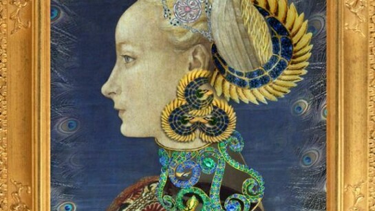 Gioielli di Charlotte Henley su Ritratto di Giovane Donna di Antonio Pollaiolo