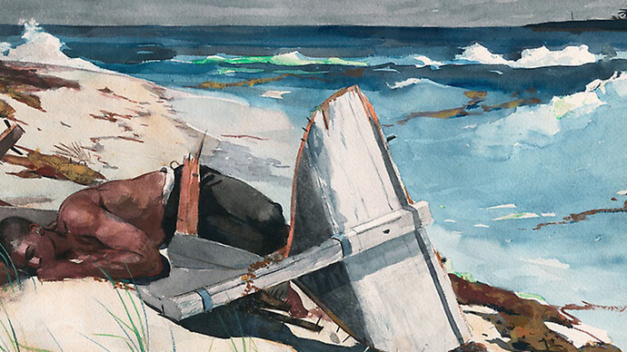 Winslow Homer, American, 1836-1910, After the Hurricane, Bahamas, 1899