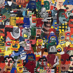 Emilio Villalba, Everything is something 12, 2024. Courtesy of Dolby Chadwick Gallery