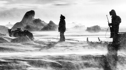Carsten Egevang © East Greenland, Scoresbysund, 2016, digital print, 60x137 cm