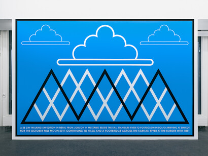 Hamish Fulton, Exhibition view. Courtesy of Häusler Contemporary