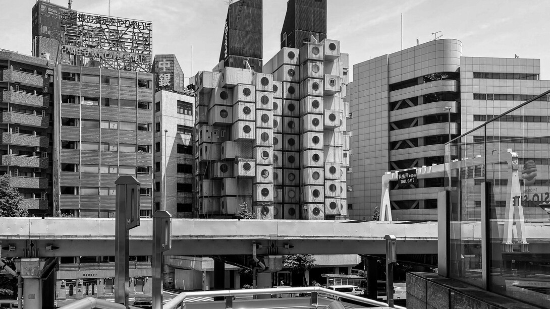 The Nakagin Capsule Tower was a mixed-use residential and office building in Tokyo’s upscale Ginza district, designed by architect Kisho Kurokawa