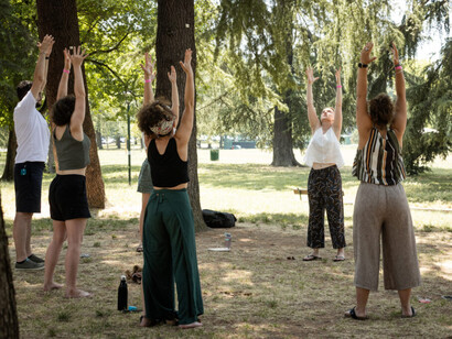 School of ecological imagination, edizione precedente, vista della mostra. Cortesia di Serra Madre