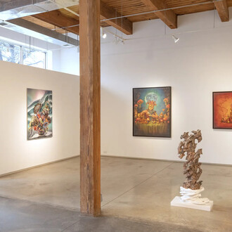 Various artists, Menasa+: thresholds of representation, exhibition view. Courtesy of Kavi Gupta Gallery