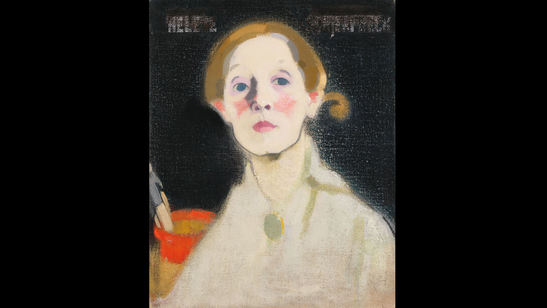 Helene Schjerfbeck,
Self-Portrait, Black Background, 1915.

Oil on canvas. 45.5 x 36 cm. Herman and Elisabeth Hallonblad Collection. Finnish National Gallery / Ateneum Art Museum; photo: Finnish National Gallery / Yehia Eweis.