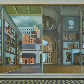 Arduino Cantafora, Stanza di città Roma, 1983. Per gentile concessione de Antonio Colombo Arte Contemporanea