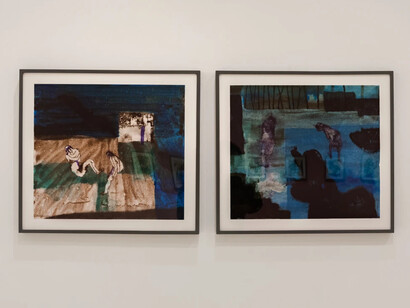  Arindam Chatterjee, অ ব মা ন ব (avamānava), exhibition view. Courtesy of Emami Art 