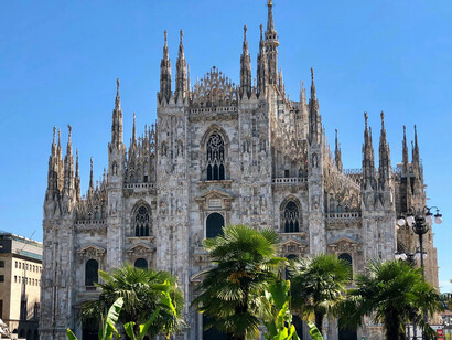 Milan Cathedral, Duomo and Vittorio Emanuele II Gallery at Piazza del Duomo, Italy