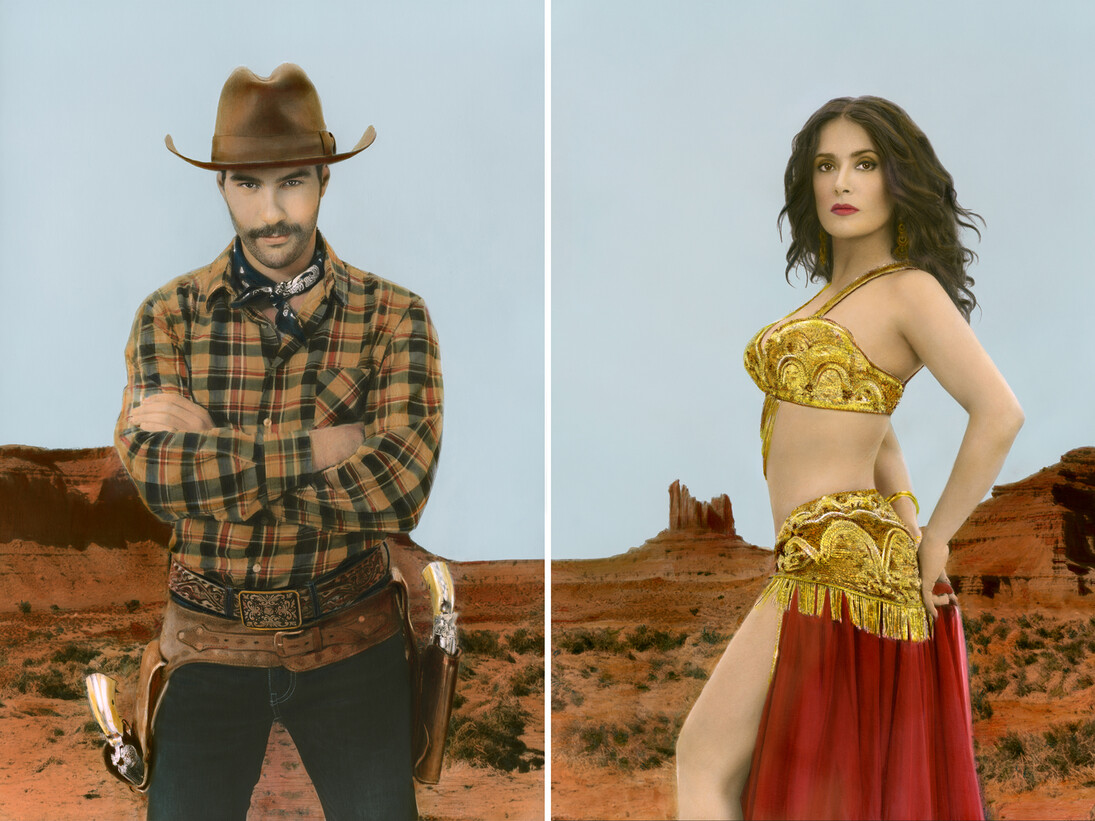 Youssef Nabil, I Saved My Belly
Dancer #XXIII, 2015, Hand coloured gelatin silver print © Courtesy of the artist and Galerie Nathalie Obadia, Paris/Bruxelles