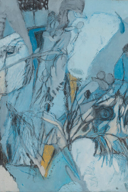 Ivy MA King Chu, Blue elephant, 2025. Courtesy of Gallery Exit