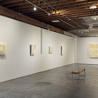 Kandis Susol, Navigatin the thin veil, exhibition view. Courtesy of Winston Wächter Fine Art