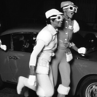 Peter Knapp, Courrèges, Collection Haute Couture Automne-Hiver (détail), 1971-1972. Avec l'aimable autorisation de la Fondation Marguerite et Aimé Maeght