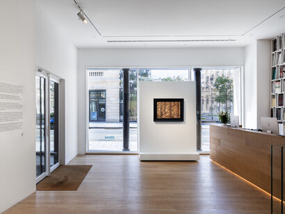 Lucio Fontana, Attesa. Il tempo nell’arte, vista della mostra. Cortesia di Galleria Tornabuoni Art Paris