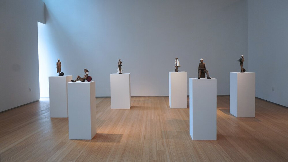 Nicolas Africano, Boy, exhibition view. Courtesy of the Nancy Hoffman Gallery
