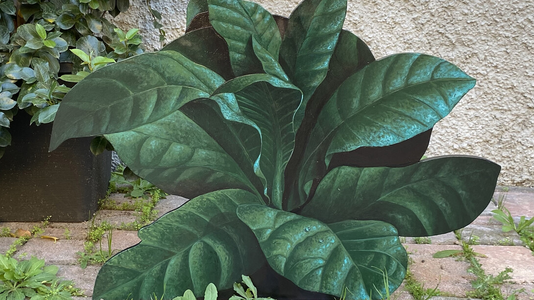 Vanni Cuoghi, Sagoma, 6 (La messa in scena della pittura), 2022. Per gentile concessione della Galleria d'arte Pallavicini22