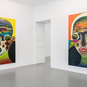 Installation view of Izumi Kato’ solo show at Perrotin Paris, 2023 © Photo by Claire Dorn. Courtesy of the artist and Perrotin. © Izumi Kato 2023