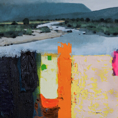 2 Landscapes. Courtesy of Christopher Moller Gallery