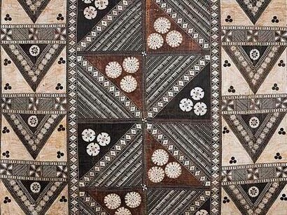 Gift of Patricia Manney and Eric Gruendemann , Wedding tapa, 19th century, Fiji