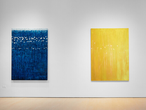 Katsumi Hayakawa, Constellations of matter, exhibition view. Courtesy of McClain Gallery