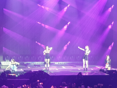 A Blackpink concert attended by thousands of fans