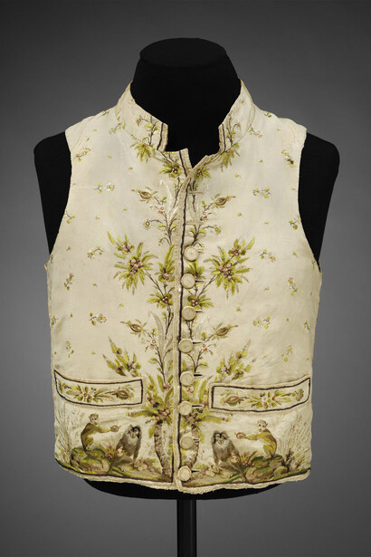 Waistcoat, 1780 – 1789, France. Museum no. T.49-1948. © Victoria and Albert Museum, London