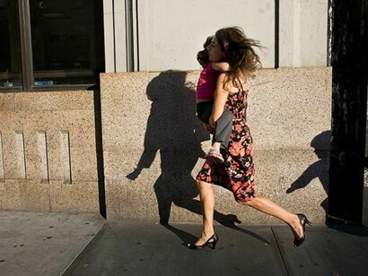 Elinor Carucci, Monday Morning, Mother of Two, 2010