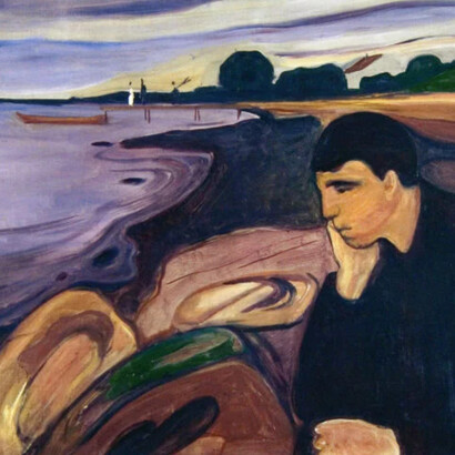 Melancholy by Edvard Munch