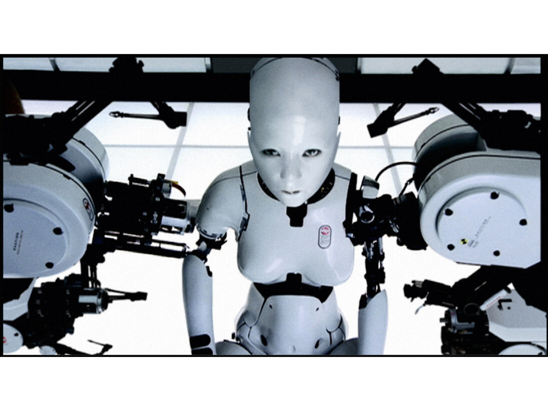 Björk, Still from “All Is Full of Love” directed by Chris Cunningham, 1999. Credit: Courtesy Wellhart Ltd & One Little Indian.