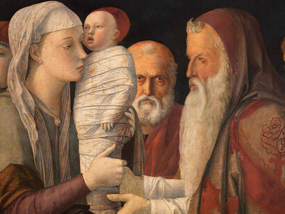 Mantegna and Bellini. Courtesy of Gemäldegalerie