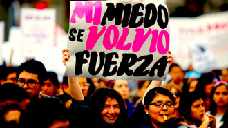 El movimiento «Ni una menos» ha conseguido llenar las calles en Perú para denunciar los feminicidios