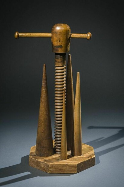 John Sideli, Stranger in their Midst, 2009, Mixed media, 25 x 14 ½ x 11 ¼ in.