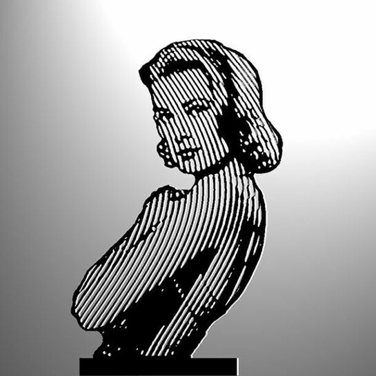 Marcos Marin, Grace, 2013, Plexiglass sculpture, Edition of 8, 70 x 46 x 18 cm, © Marcos Marin. Courtesy the artist and Gallery Elena Shchukina