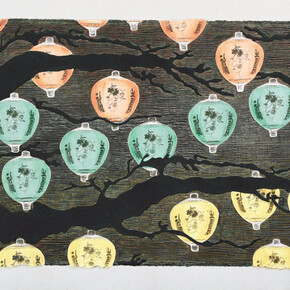 Donald Sultan, Hanging Lanterns, 2008. Courtesy of Mixografia