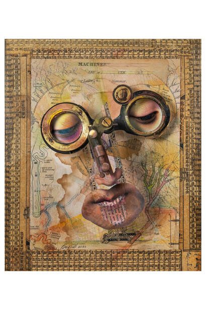 David Barnett, Willful Blindness, 13x12x5 inches. Courtesy of the artist and Ivy Brown Gallery