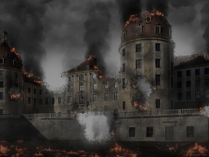 Amidst the chaos of war, the world witnesses the grim spectacle of destruction, inching closer to an apocalyptic reality