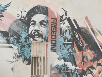 Freedom-a pervasive struggle in Latin America and projected in the form of street art in Havana, Cuba