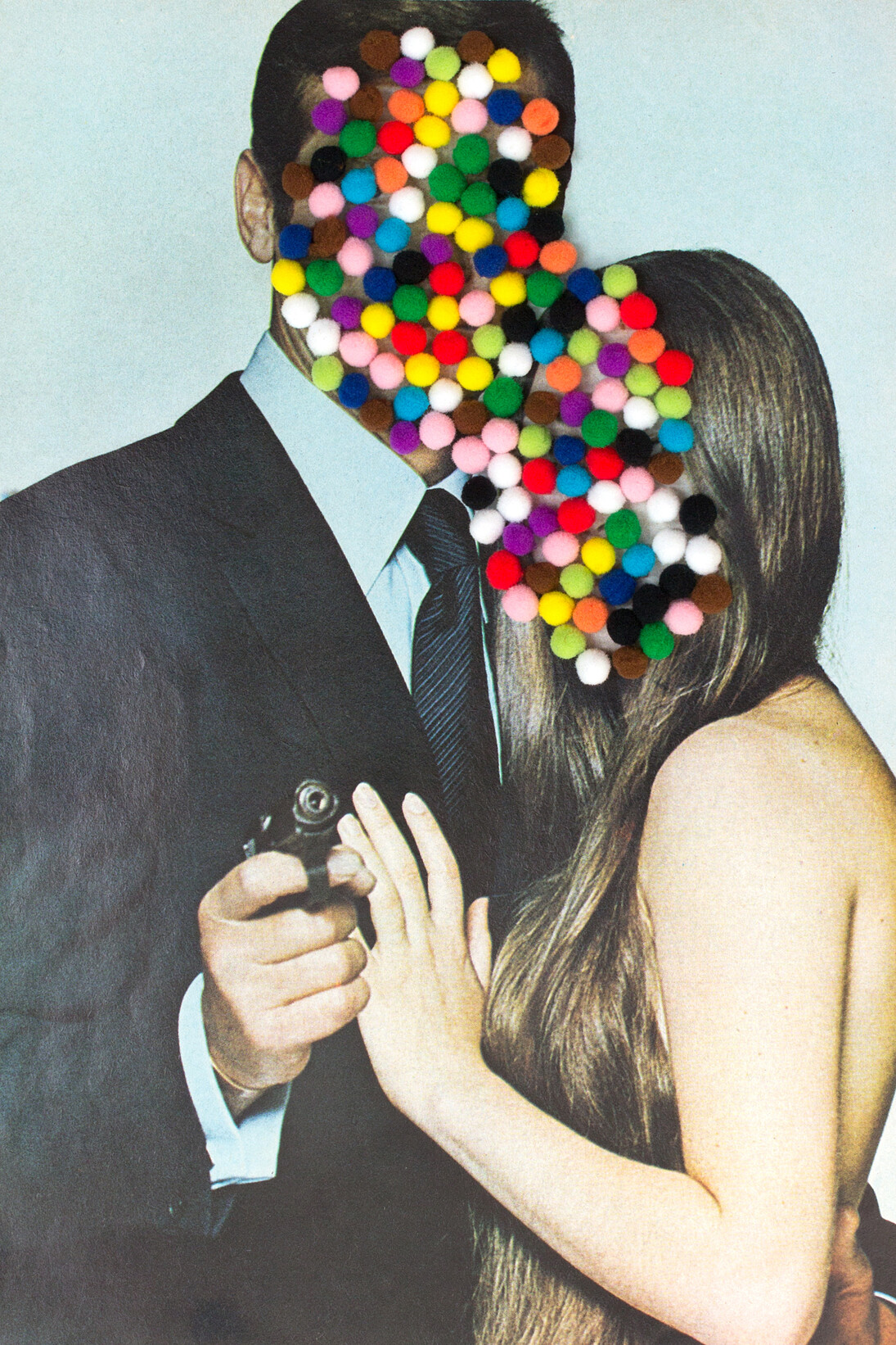 Jono Boyle, Why Can't We Be Ourselves Like We Were Yesterday, Magazine Page & Pom Poms