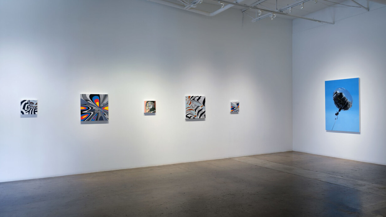 Shannon Cannings, Distortions, exhibition view. Courtesy of Cris Worley Fine Arts