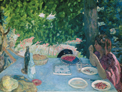 Pierre Bonnard. Kirschkuchen, 1908. Öl auf Leinwand, 115 x 123 cm. Privatsammlung, Zürich
