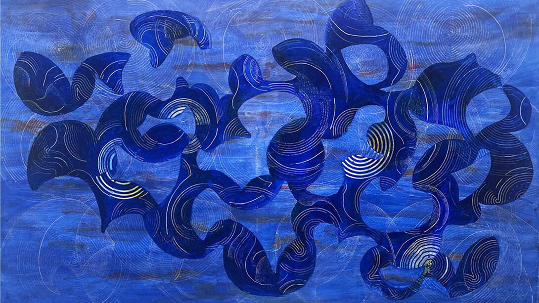 Andra Samelson, Outside in 2023 (detail). Courtesy of Garvey | Simon 