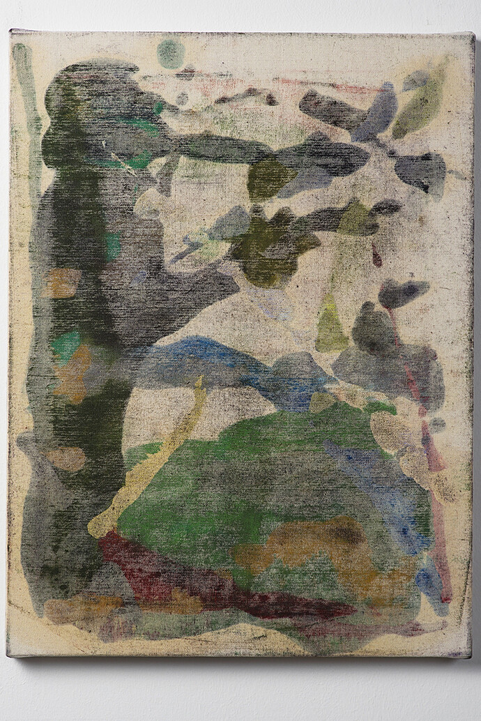 Keith J.Varadi, Keen hand, 2014, oil on canvas, 61 x 45 cm, (in. 24 x17 3⁄4)